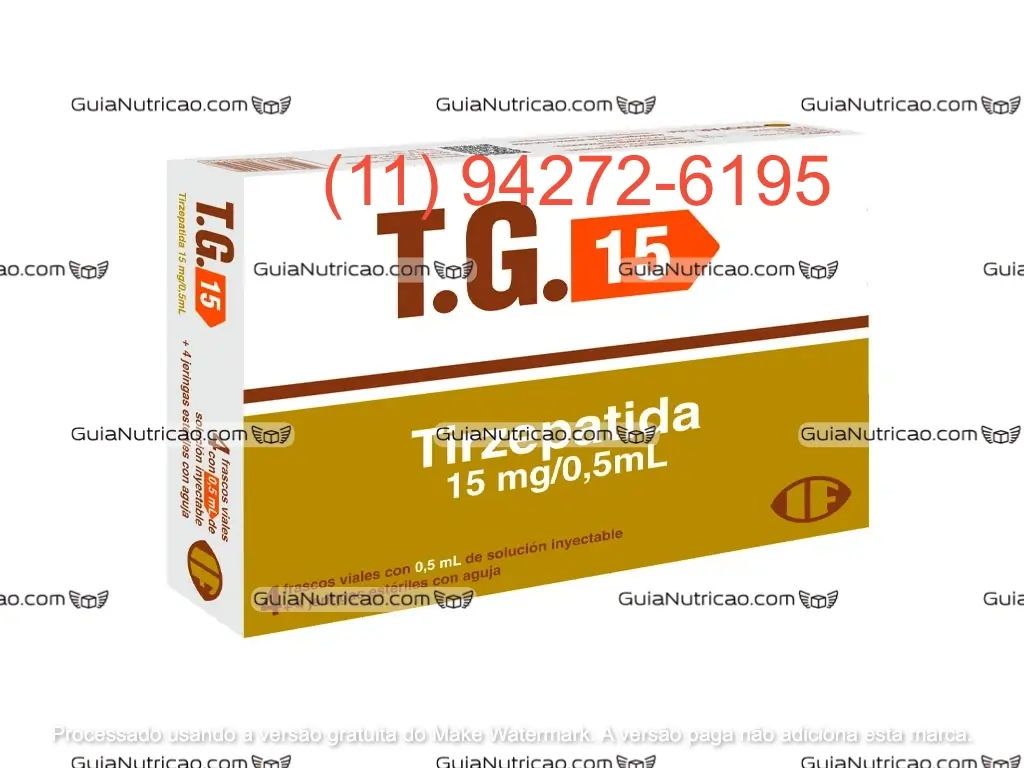 Tirzepatida 15mg T.G (Mounjaro) – Indufar